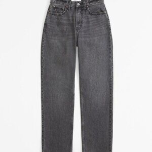 High Rise Vintage Straight Jean - Dark Grey - Size 33